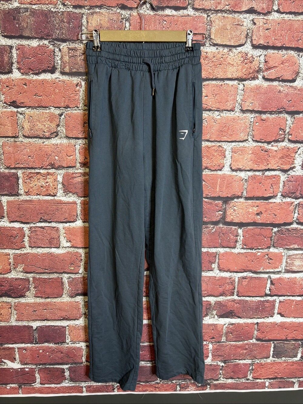 Gym shark Joggers Men’s Small Green Elastic Drawstring Athleisure Lounge Pants